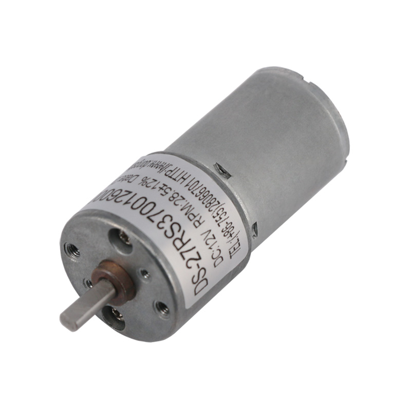 27mm 12V spur gear reducer with dc motor