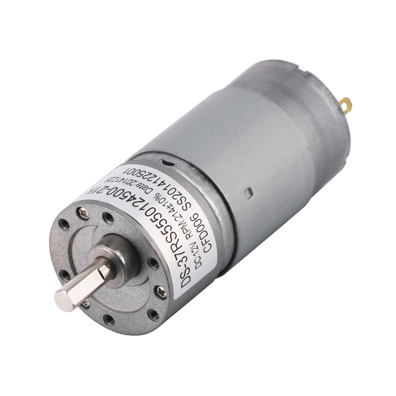 Electrical Motor DC 12V 27RPM PMDC Worm Geared Motor with Gear Reducer Gearbox 