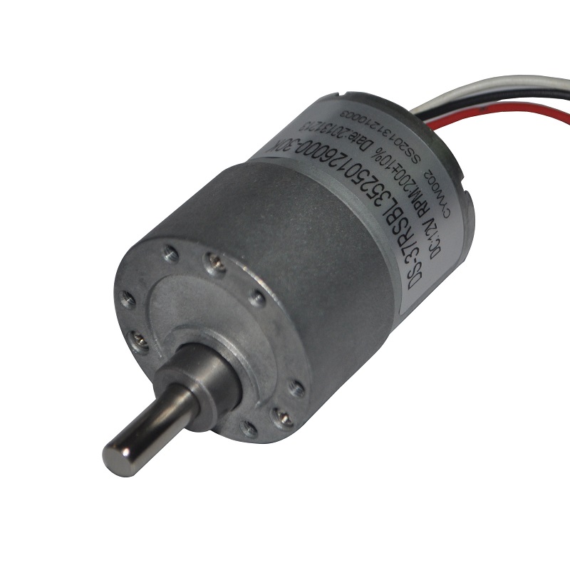 37mm high torque low rpm dc brushless motor with gearbox