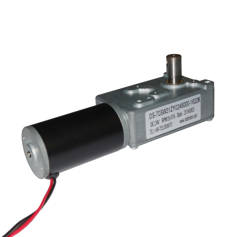 24v right angle dc worm gearmotor 3rpm